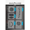Modello, 5 motivi grandi, foglio 12,5x17,5 cm, 1 foglio