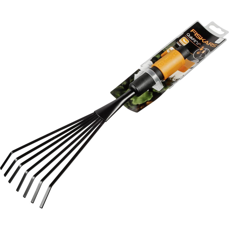 Fiskars quikfit leaf rake small metal - 1001412 - 1001412