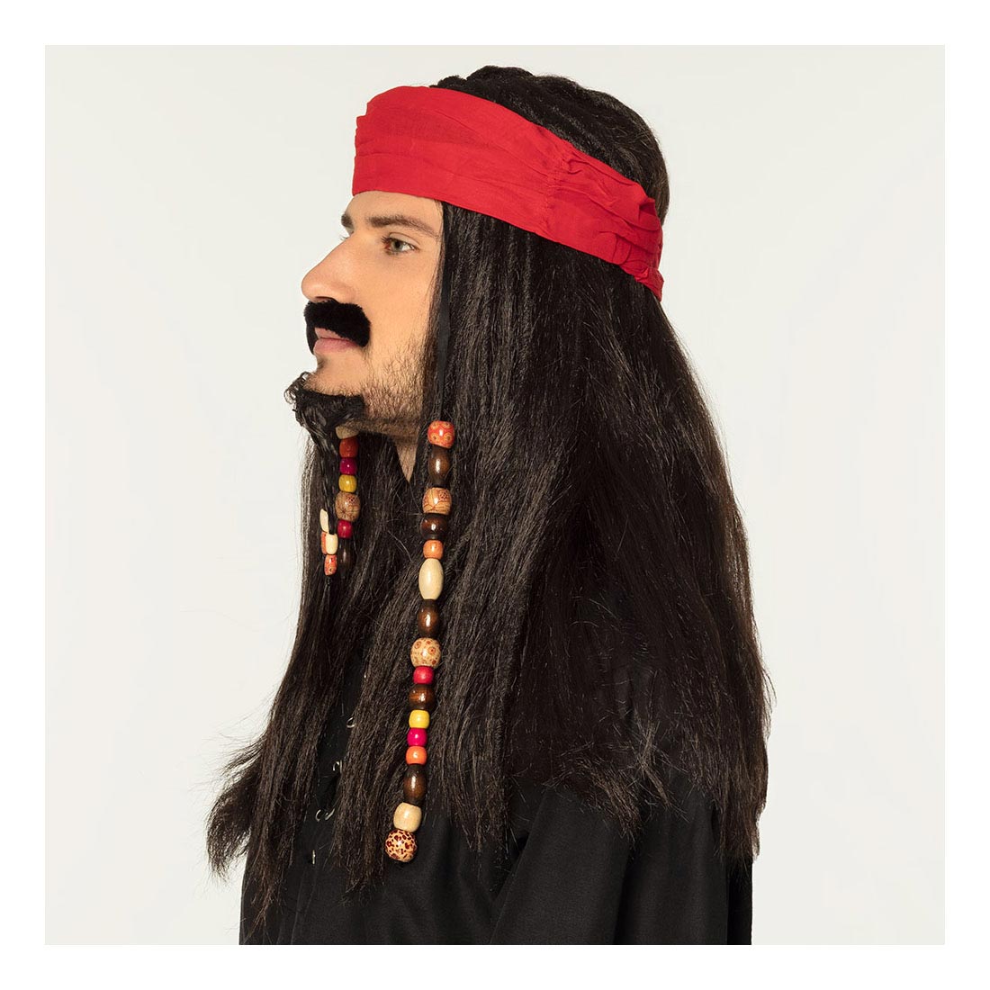 Boland Wig Tobias con bandana, baffi e barba