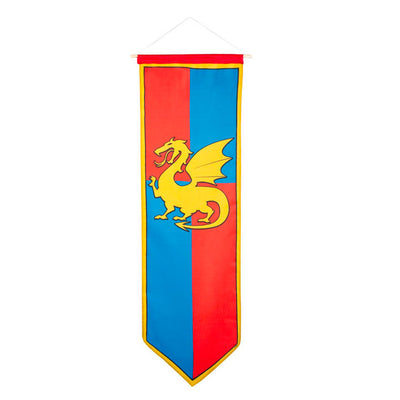 Boland ridder banner blauw rood