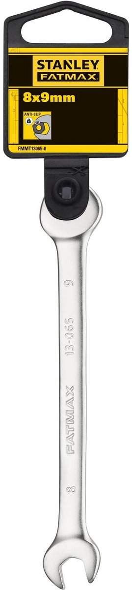 Stanley - llave de boca fatmax 8x9mm antideslizante - llave de boca - llaves de boca - 1 pieza(s)