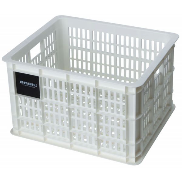 Basil Fietskrat M - Medium - 29.5 litros - blanco