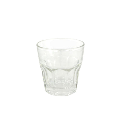 Bicchiere sfaccettato 8x8,5 cm 240 ml scatola da 6