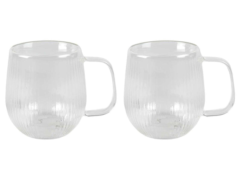 Dubbelwandig glas lines 2-delig