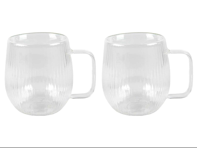 Dubbelwandig glas lines 2-delig