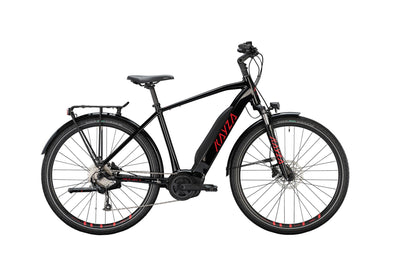 Kayza elektrische trekkingfiets talik dry 4 mod. 22 ebike talik dry 4 28 48 diam. 9sp black red