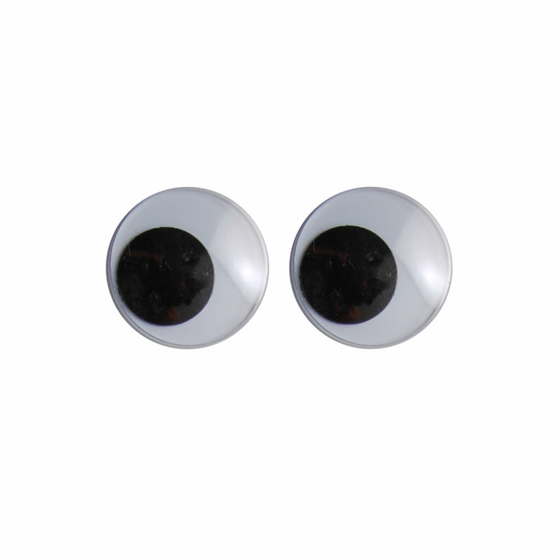 Vaessen creative • occhi finti bianco-nero 10mm 1000pz