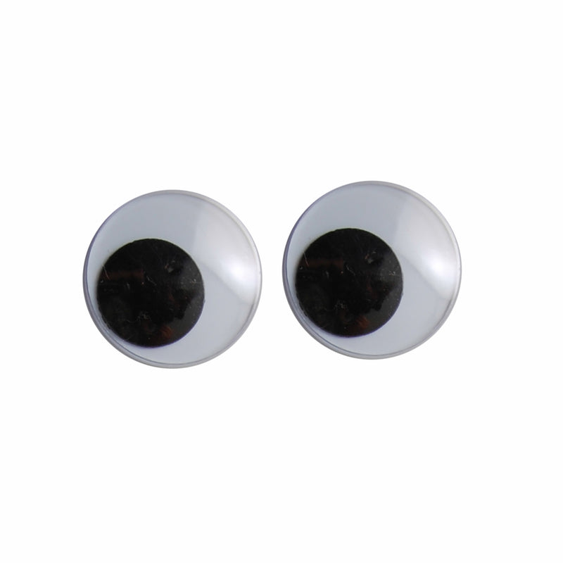 Vaessen creative • occhi finti bianco-nero 15mm 1000pz