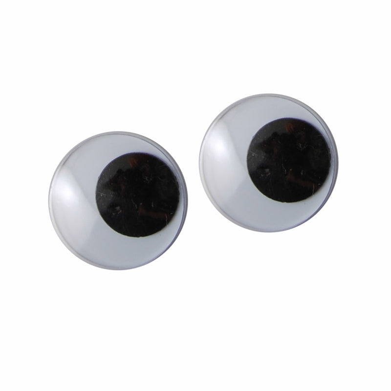 Vaessen creative • occhi finti bianco-nero 20mm 1000pz