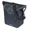 Basil borsa singola da bicicletta rivo m telone mik 12-15l 14 x 25 x 38 cm - nero