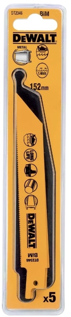 Dewalt dt2346 reciprozaagblad dew-dt2346-qz