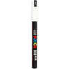 UNI-POSCA POSCA MARKER, AFM PC-1MR, spessore della linea 0,7 mm, extra-fine, bianco, 1 pezzo