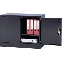 Black realspace steel cabinet