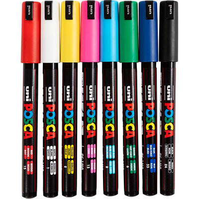 Https: www.cchobby.nl posca-marker-afm-pc-1mr-lijndikte-0-7-mm-extra-fijn-8-stuk-1-stuk