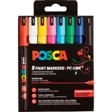 Https: www.cchobby.nl posca-marker-afm-pc-1mr-line thickness-0-7-mm-extra-fine-8-piece-1-piece - afbeelding 2