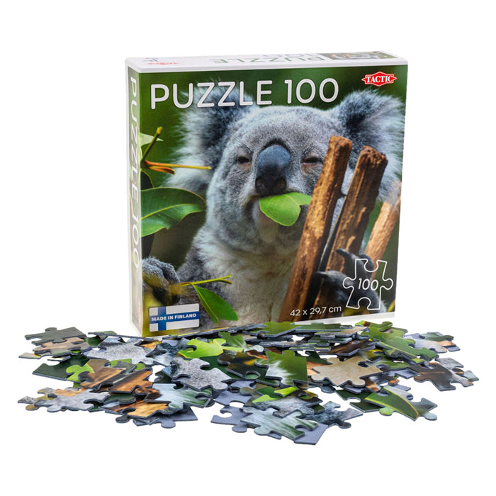 Puzzle puzzle tattico koala a pino solitario, 100 °.