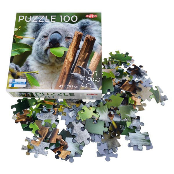 Puzzle puzzle tattico koala a pino solitario, 100 °.