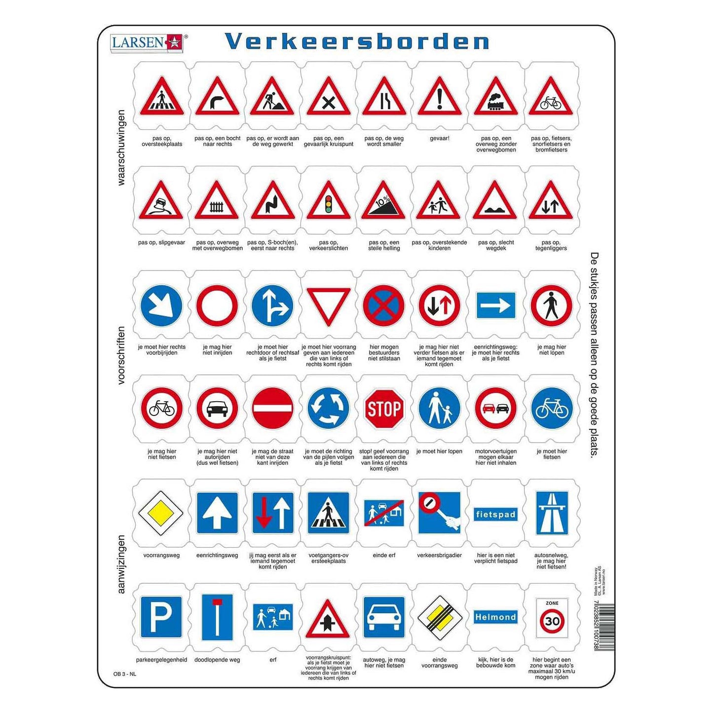 Larsen verkeersborden, 48st.