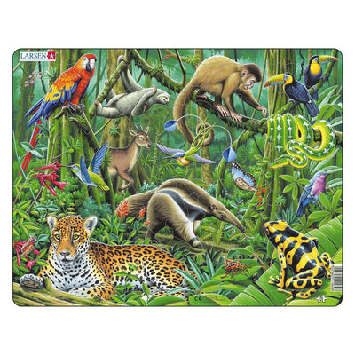 SelectA Larsen Line Puzzle Animals - Sud American Rainforest, 70 °.