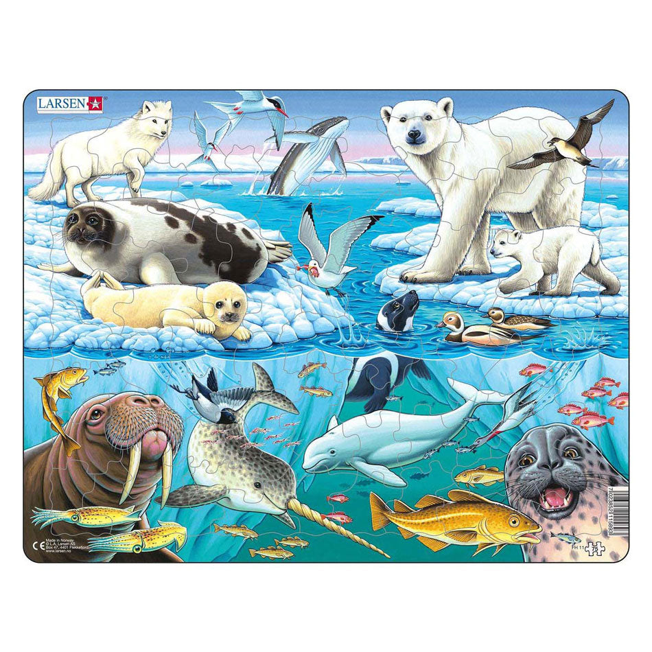 Animali SelectA Larsen Pluzzle - Animali polari, 75st.