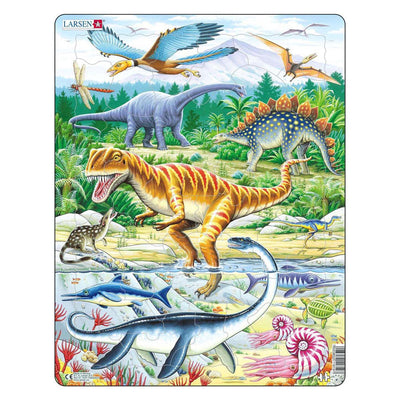 SelectA Larsen Pluzzle Animals - Dinosaurus, 35st.