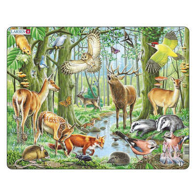 SelectA Larsen Pluzzle Animali - Foreste europee, 40 °.