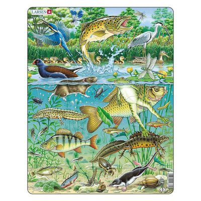SelectA Larsen Pluzzle Animals - Vijver, 50st.