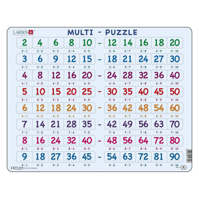 SelectA Larsen Impara a contare il puzzle di puzzle - Tavoli, 80 °.