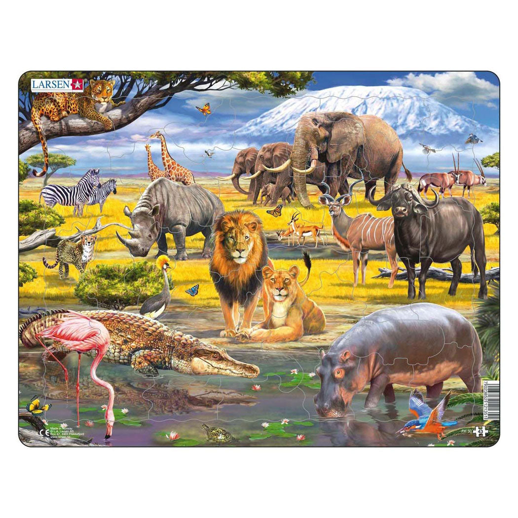 SelectA Larsen Pluzzle Animals - African Savannah, 43st.