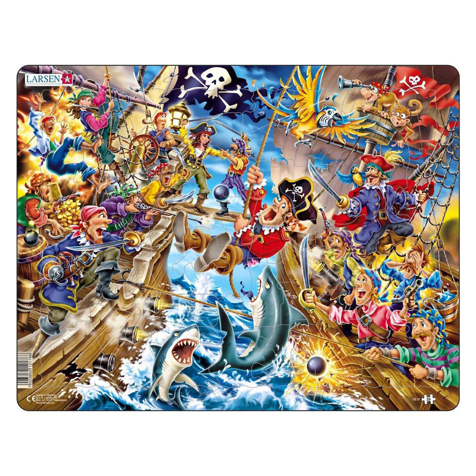 SelectA Larsen Jigsaw Puzzle The Pirate Fight, 39st.