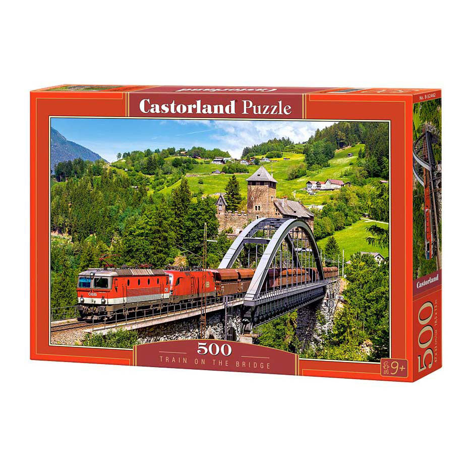 SelectA Castorland Legpuzzel Train sul ponte, 500st.