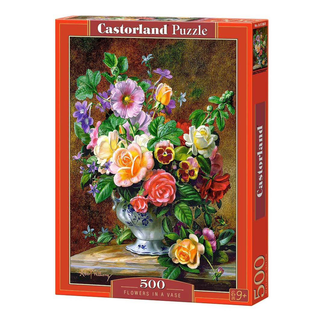 SelectA Castorland gioca a fiori puzzle in un vaso, 500st.