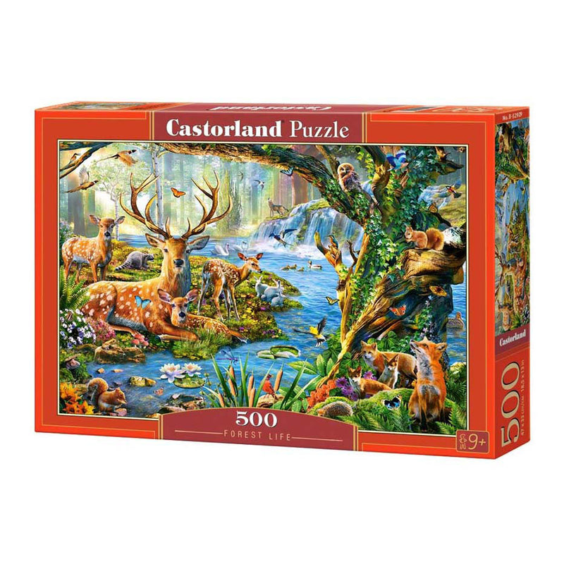 Castorland legpuzzel forest life, 500st.
