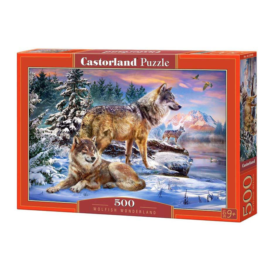 SelectA Castorland Plubbs puzzle Wolfish Wonderland, 500st.