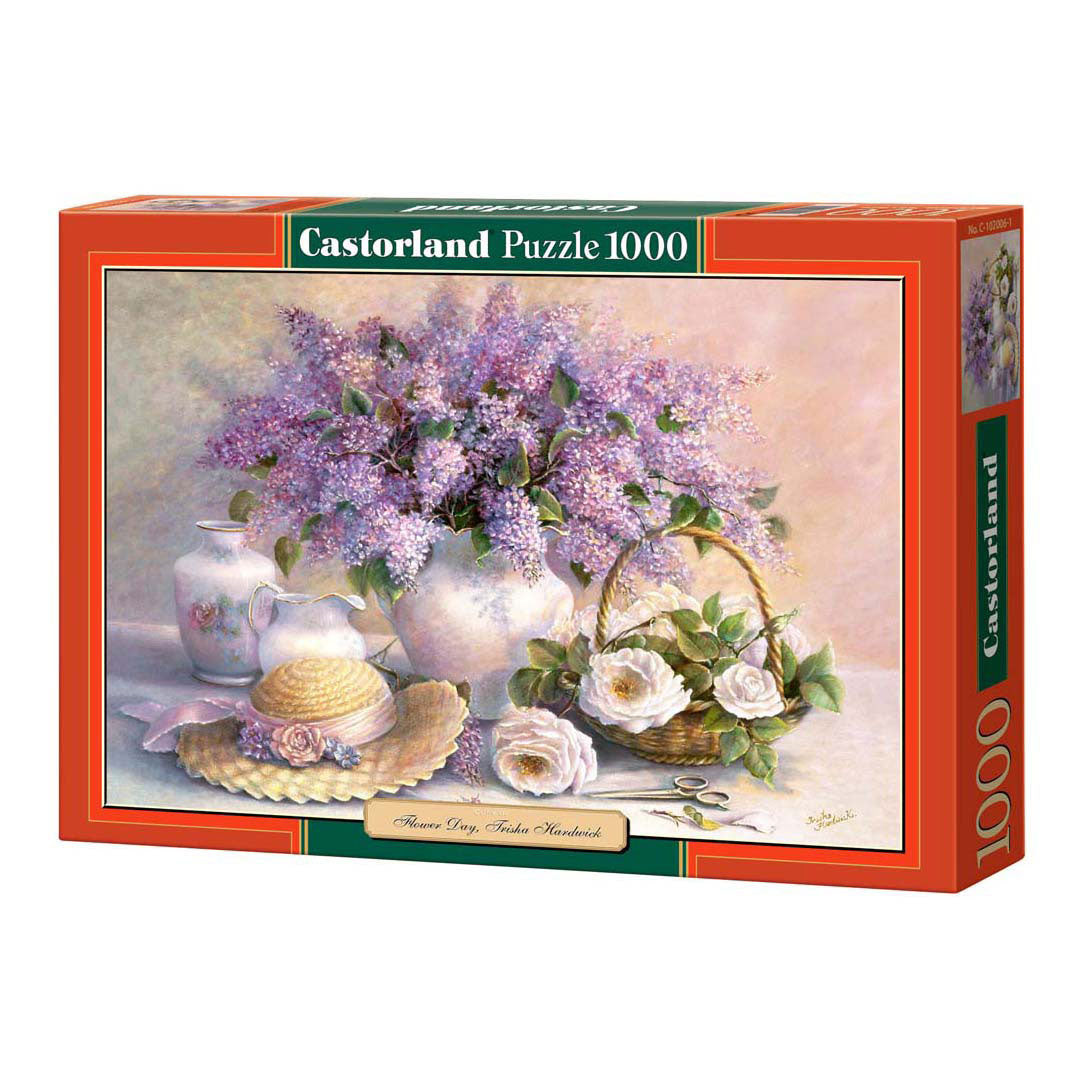 Castorland legpuzzel flower day trisha hardwick, 1000st.
