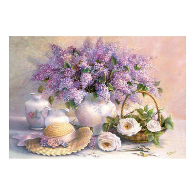 Selecta castorland rompecabezas día de la flor trisha hardwick, 1000 uds.