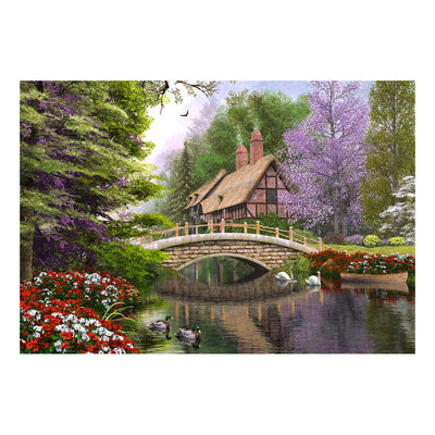 Castorland legpuzzel river cottage, 1000st.