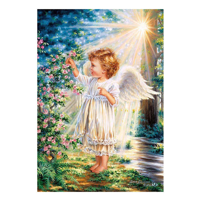Selecta Castorland Jigsaw Rompilation un toque de ángel, 1000.