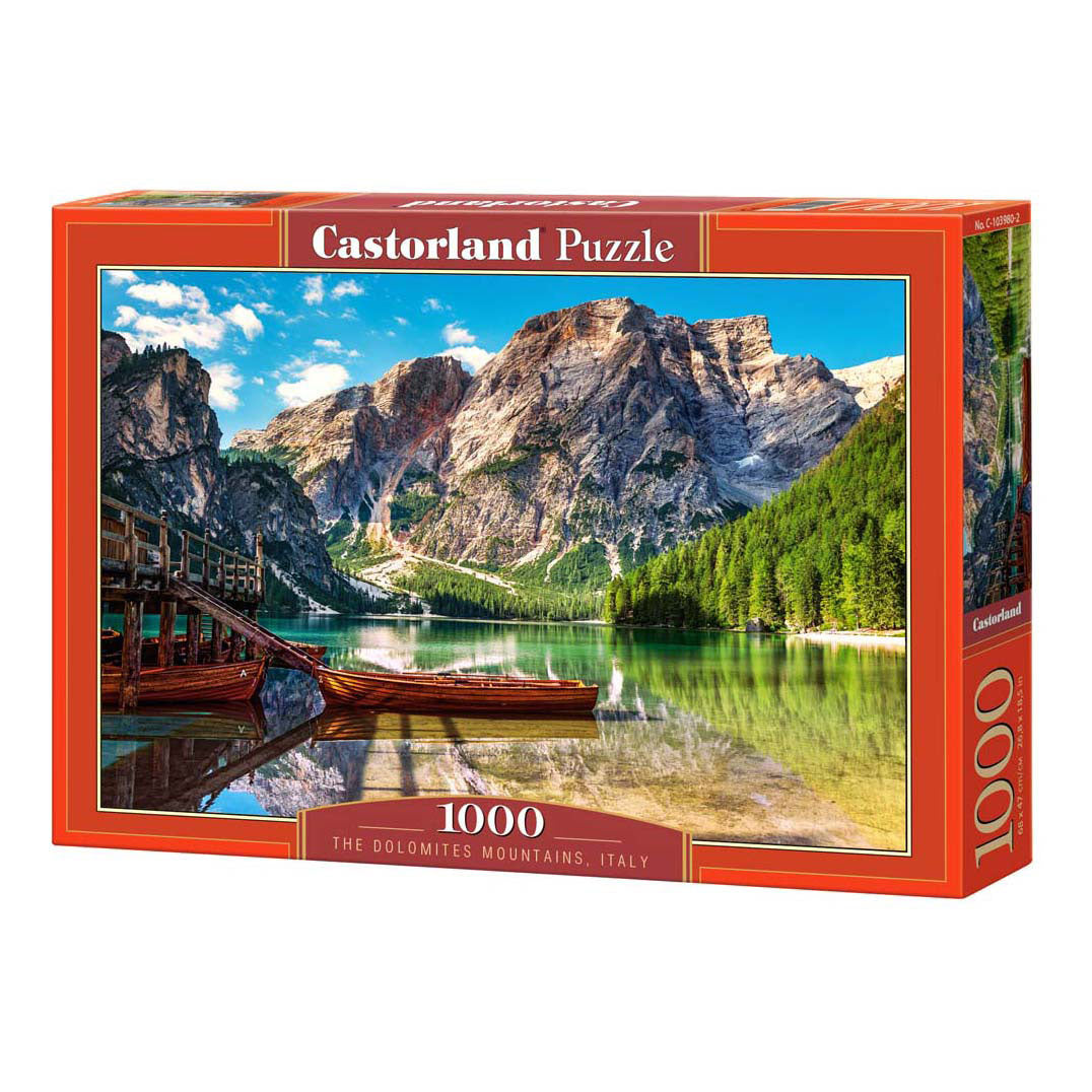 Castorland legpuzzel the dolomites mountains italy, 1000st.