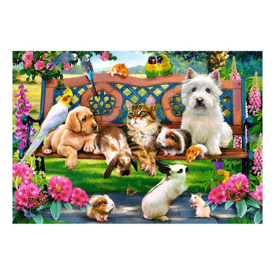 Puzzle selecta castorland mascotas en el parque, 1000 uds.