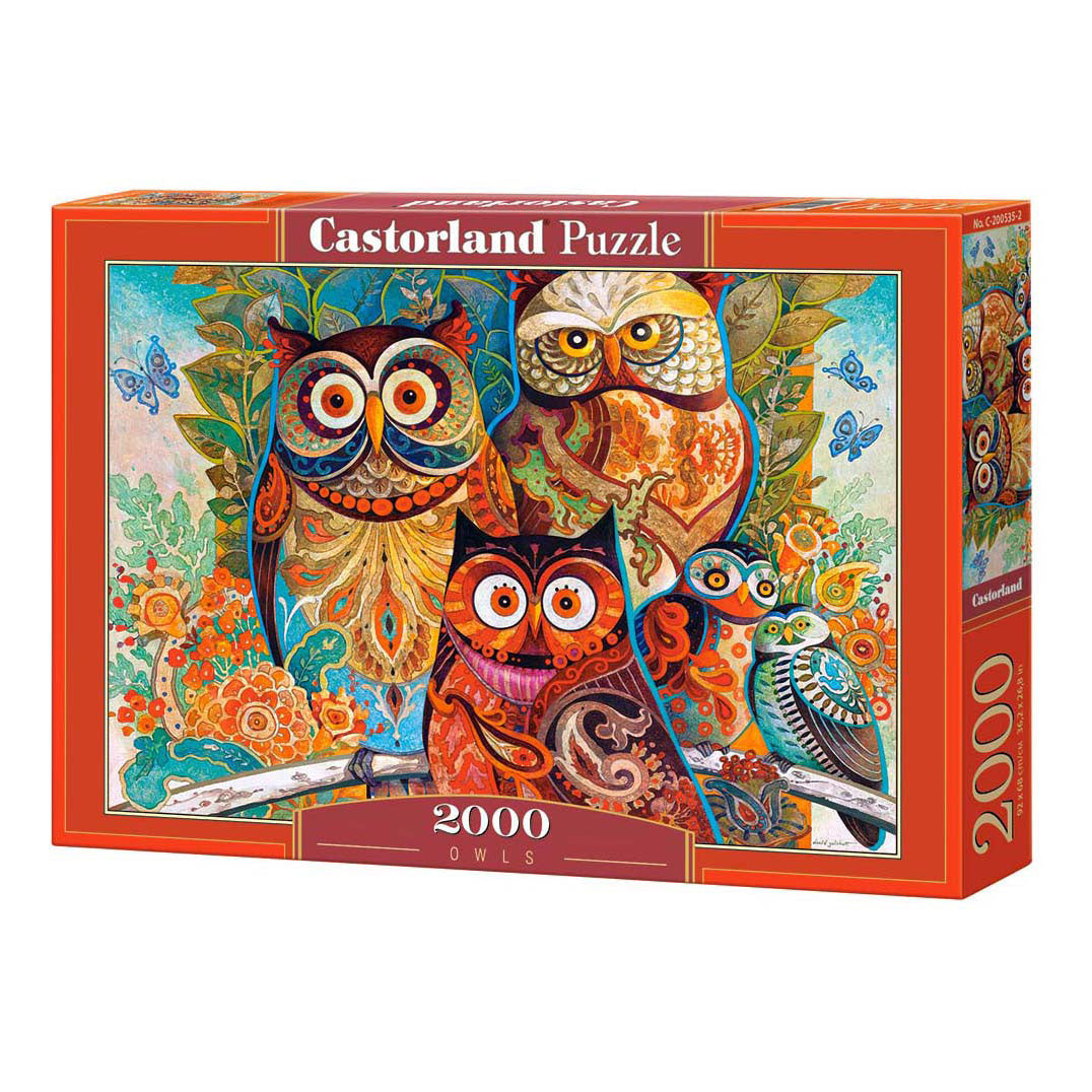 Selecta Castorland Puzzle Gufi, 2000 pz.