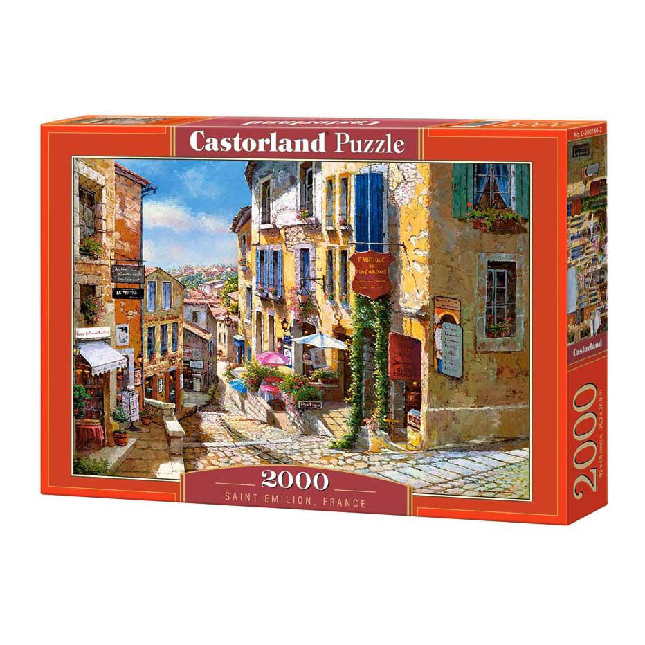 Selecta castorland legpuzzel saint emilion france, 2000st.