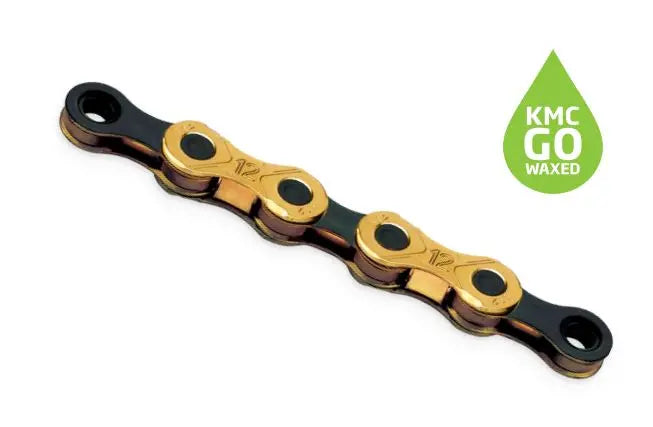 Kmc x12 waxed - ti-n - gold black