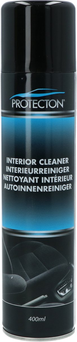 Detergente per interni Protecton - detergente in schiuma multifunzionale - per tappezzeria, pelle, plastica - rimuove sporco, macchie, depositi di nicotina - con profumo fresco - 400ml