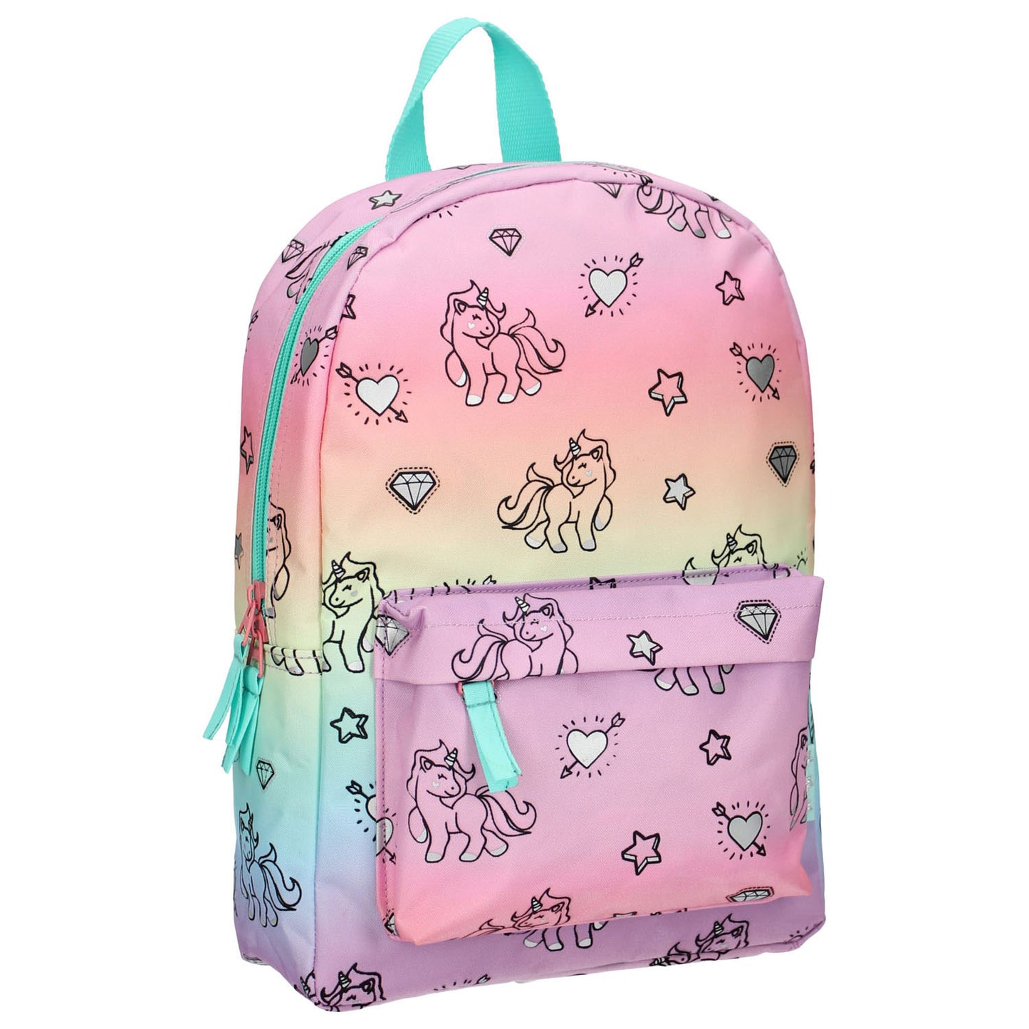 Mochila Láctea de beso y unicornio
