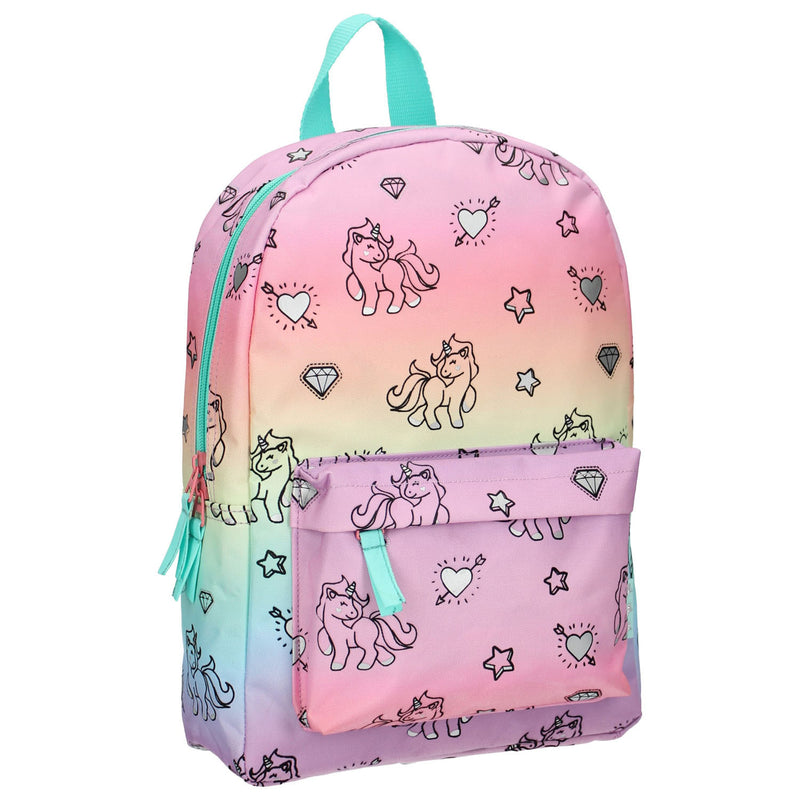 Mochila Láctea de beso y unicornio