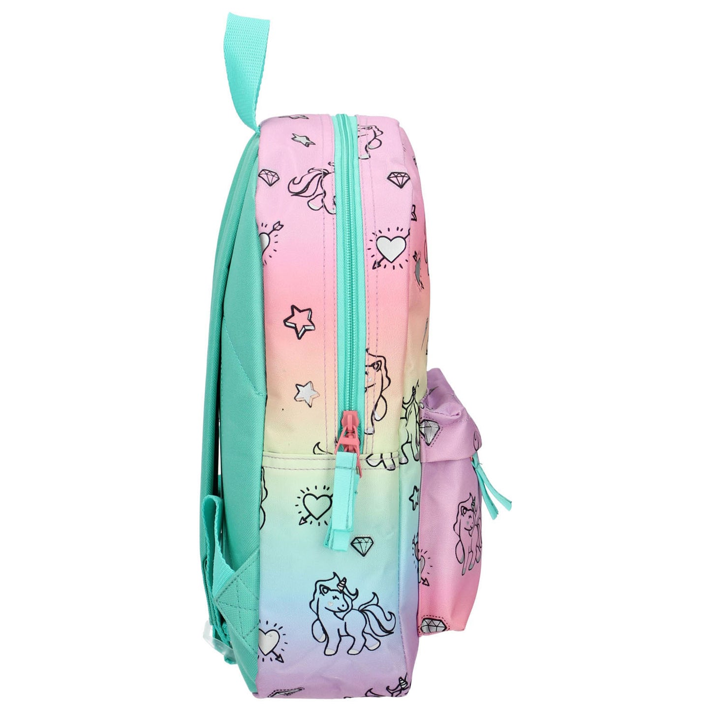 Mochila Láctea de beso y unicornio