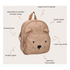 Mochila kidzroom de cuero emocionado porto beary
