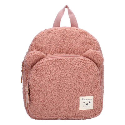 Kidzroom Porto Beary Bolsa de escuela excitada Junior 6.5 litros de salmón rosa