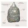 Mochila kidzoom lille pequeña charla dino